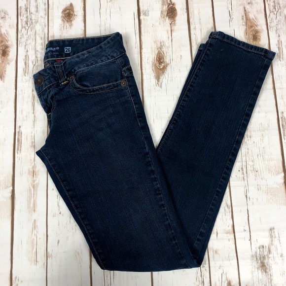 GUESS Daredevil Skinny Dark Wash Skinny Jeans - Picture 4 of 8